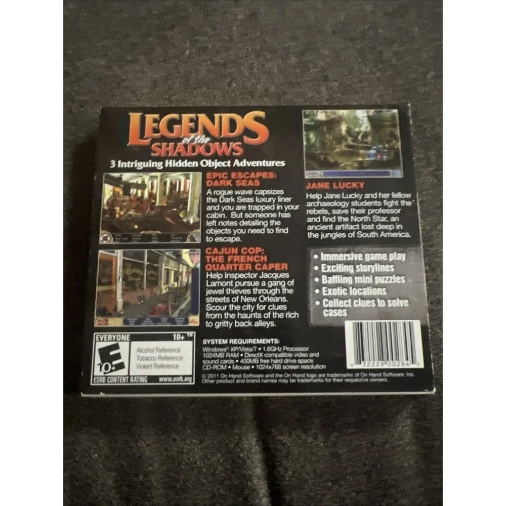 Legends of the Shadows (PC Video Game 3 Pak ) Hidden Object Games